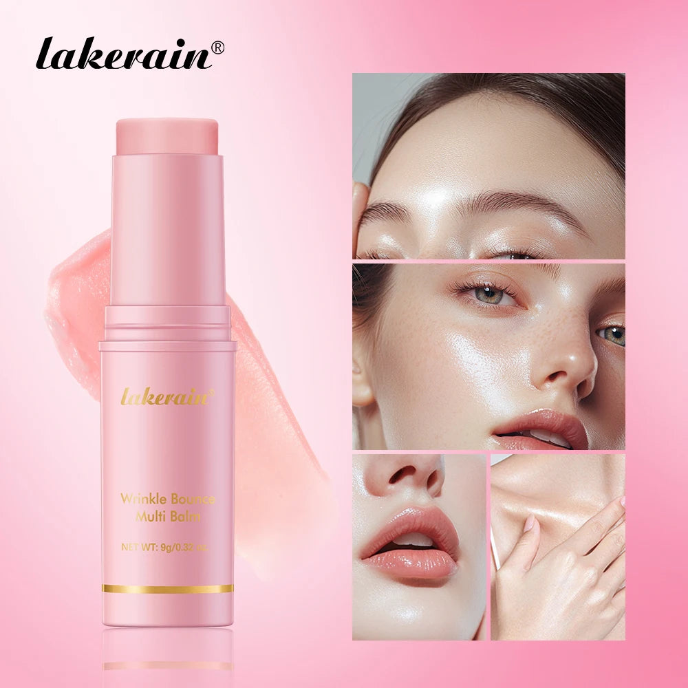 Korean Pink Hydrating Stick Extract Deep Hydrating Facial Skin Multi-functional Pink Balm Stick Skin Care Makeup Base Products Oasis Select