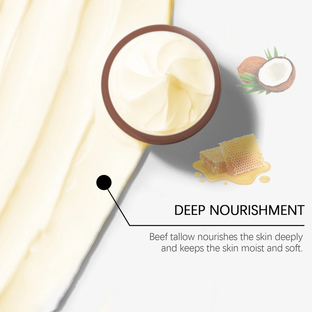 Repair Barrier Tallow Cream Soothing Facial Skin Firming Increase Facial Elasticity Fed Grass Finished Face Cream Body Lotion Oasis Select