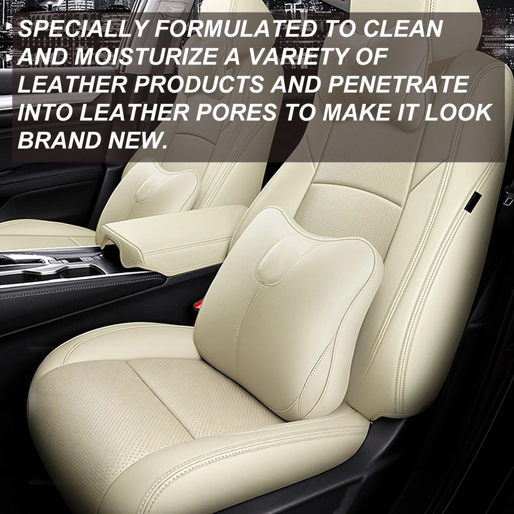 Rayhong Automobile Leather Care Cream Seat Sofa Damage Leather Maintenance vehicle Clean renovation Multifunctional Repair Cream Oasis Select