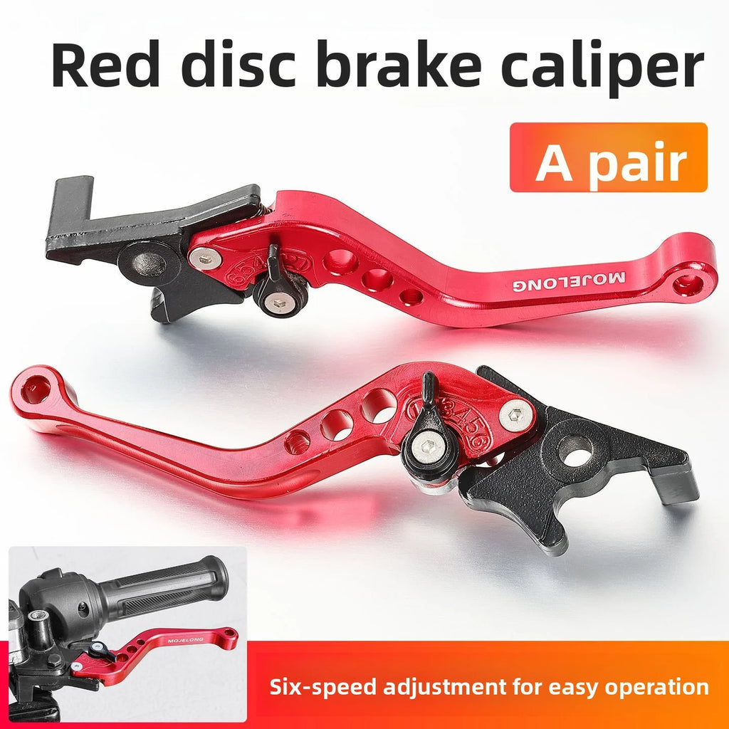 Brake handle, motorcycle modification handle, disc brake horn handle, handlebar, pull rod brake lever Oasis Select Red