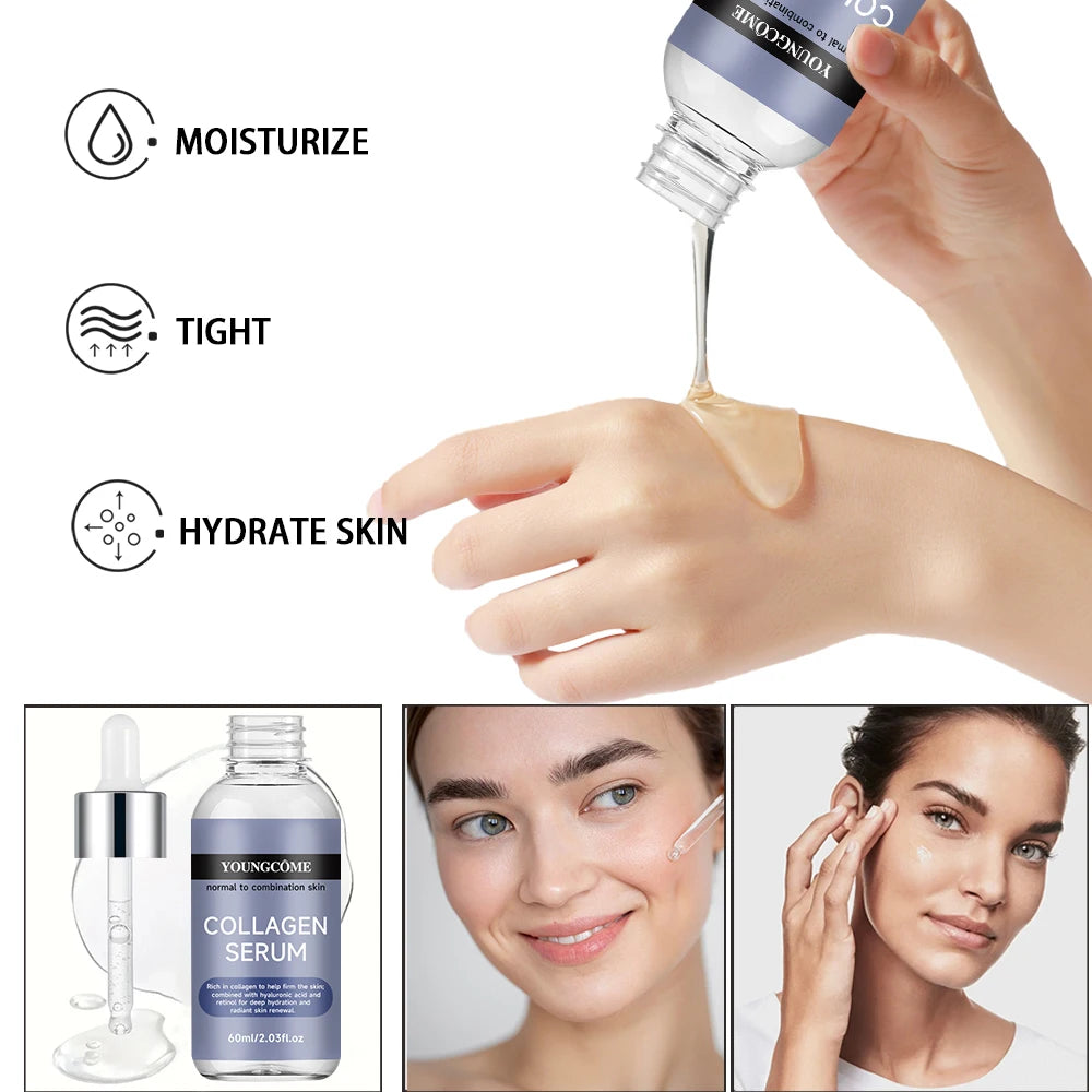 Collagen Facial Serum with Hyaluronic Acid & Retinol | All Skin