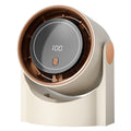 Quiet Desktop Air Circulator 100 Speeds Digital Display Desktop Fans with Rechargeable Battery Wall-Mouted Design for Bedroom Oasis Select beige China Mainland