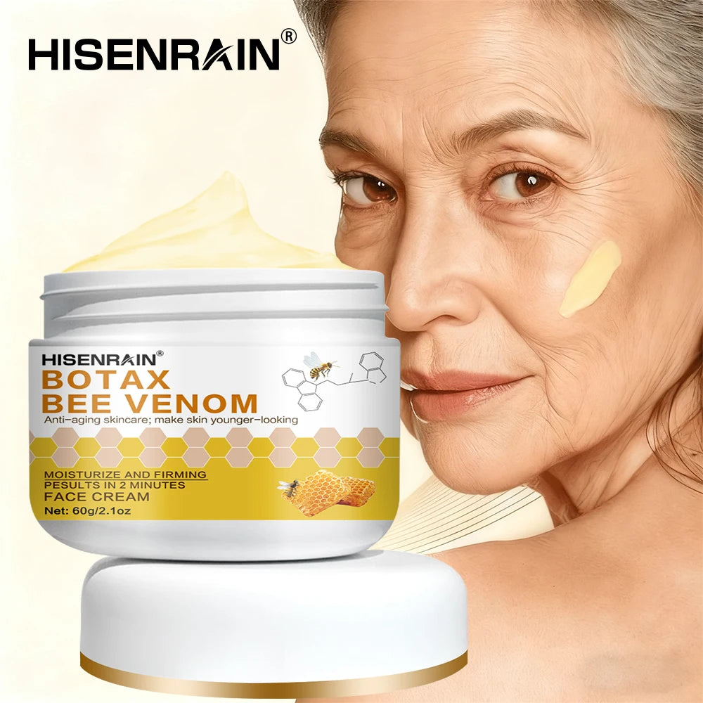HISENRAIN Botax & Honey Anti-Aging Yellow Cream, Wrinkle Reduction & Firming Face Moisturizer, 24H Intense Hydration. Oasis Select