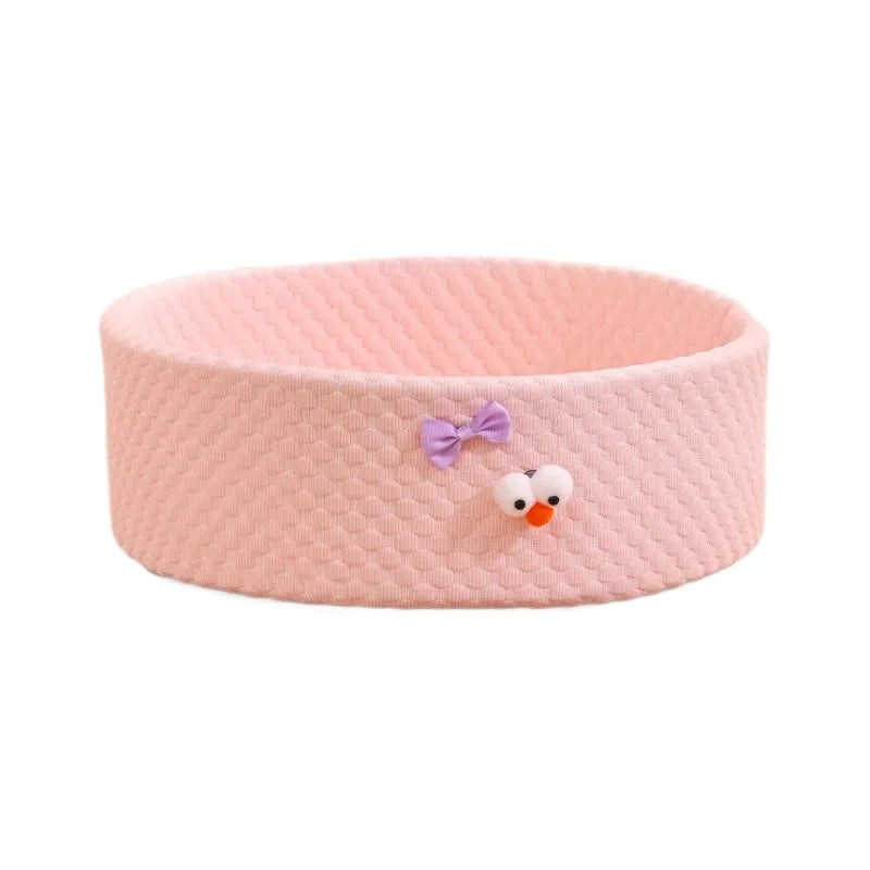 All Seasons Cool Pet Bed: Cartoon Cat Sofa Bed & Small Dog Bed | Ice - Cool Pad Included | Versatile Cat House & Dog Accessories Oasis Select