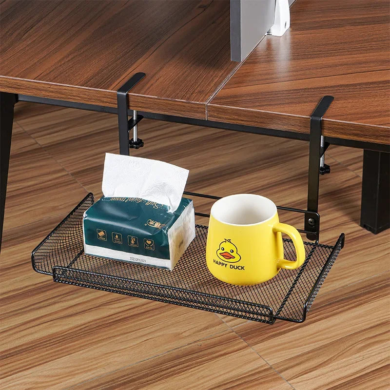 Under Desk Cable Management Tray No Drill Steel Desk Cable Organizers Wire Management Tray Cable Management Rack Storage Shelf Oasis Select