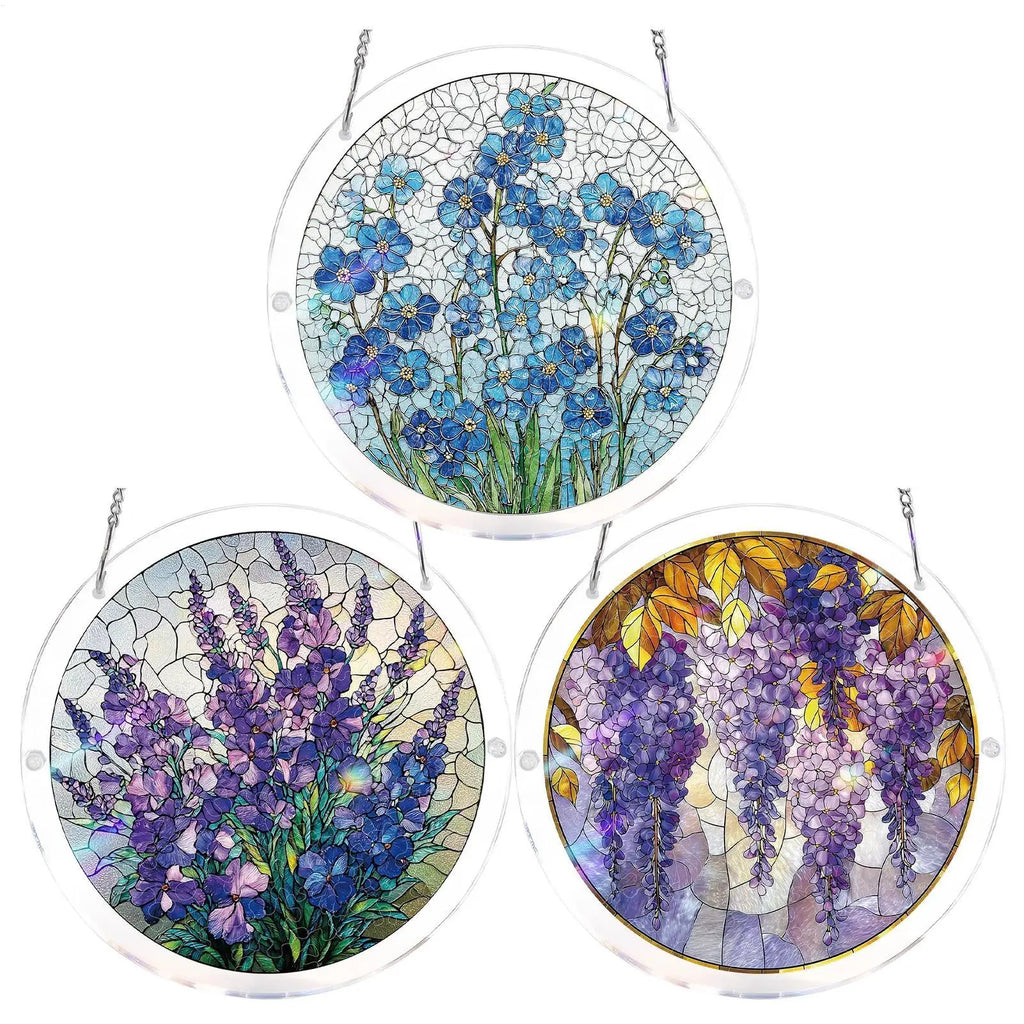 Acrylic Puzzle Suncatcher Hanging Decoration Hanging Pendant Wind Chime Suncatcher Home Window Ornament Garden Decoration Oasis Select