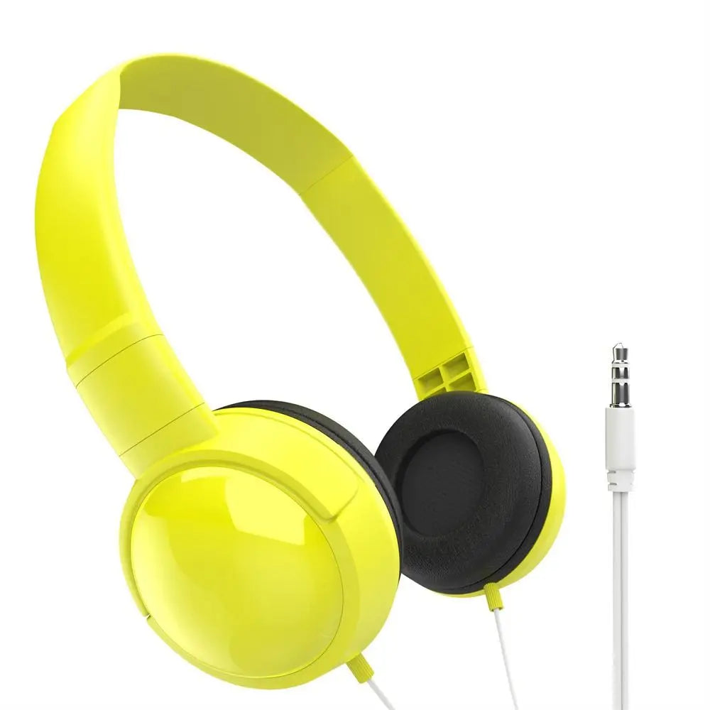 Music Earbuds Over Ear Wierd Headphones HiFi Stereo Music Stereo 3.5mm Headset Adjustable Audio Bass Macaron Headphone Tablet Oasis Select