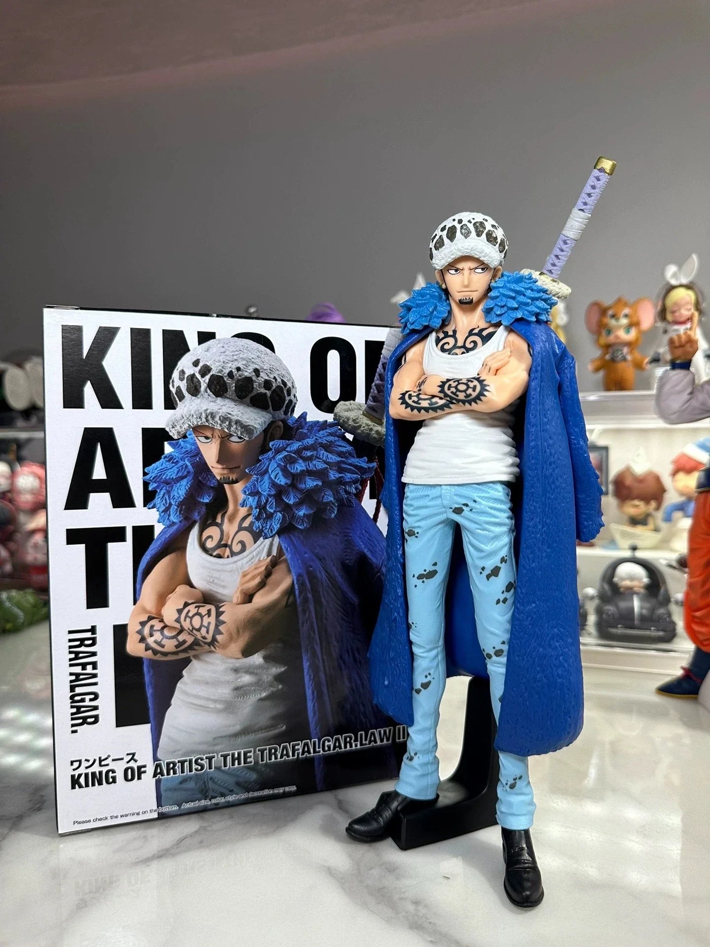 One Piece Battle Suit AS Rote Figurine Trafalgar Model Anime GK Statue Trendy Toy Ornament Gift Oasis Select