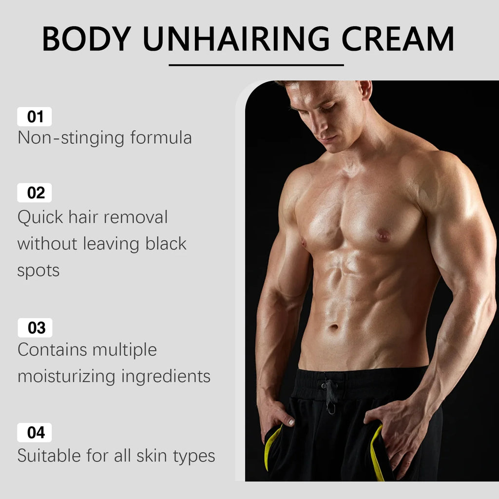East Moon Painless Hair Removal Cream & Growth Inhibitor 100ml Hair Removal Cream Oasis Select