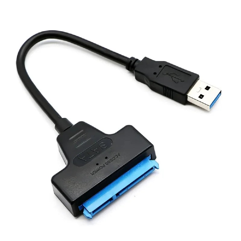 2.5" 3.5" USB 3.0 To Sata 3 Adapter Cable SATA to USB 3.0 Hard Drive Cable for External HDD SSD Hard Drive SATA 3 22 Pin Adapter Oasis Select