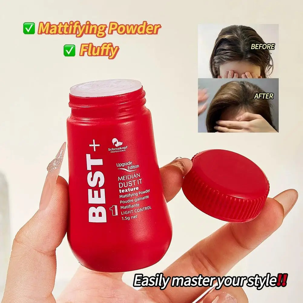 1/2PCs Fluffy Hair Powder Hair Volumizer And Texture Powder Matte Powder Oil-absorbing Powder Men Women Hair Styling No-Wash Oasis Select