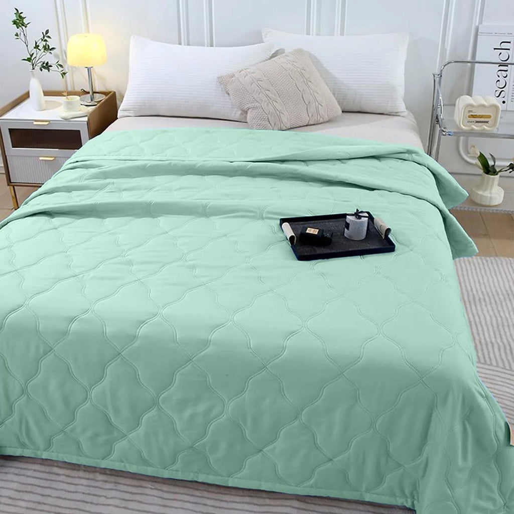 New Double Sided Cooling Blanket Cold Effect Skin-Friendly Conditioning Quilt Spring Summer Breathable Cooler Quilt Oasis Select