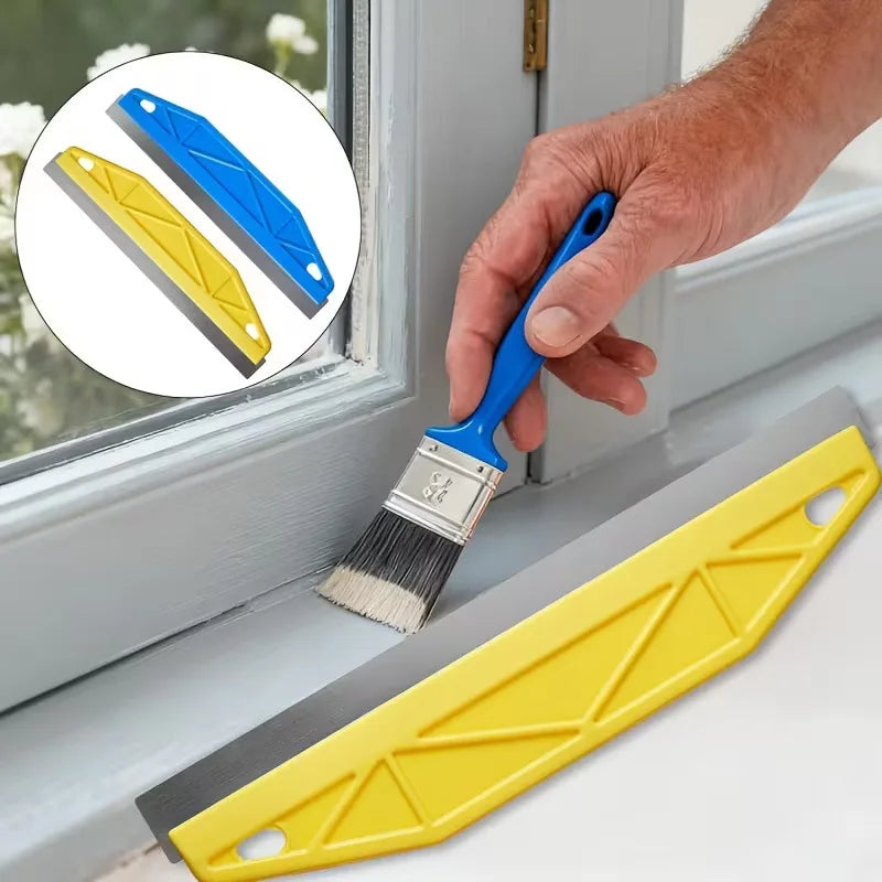 1-10PCS Stainless Steel Wallpaper Scraper Putty Knife Plastic Handle Drywall Mud Trowel for Paint Removal Caulk Home DIY Oasis Select