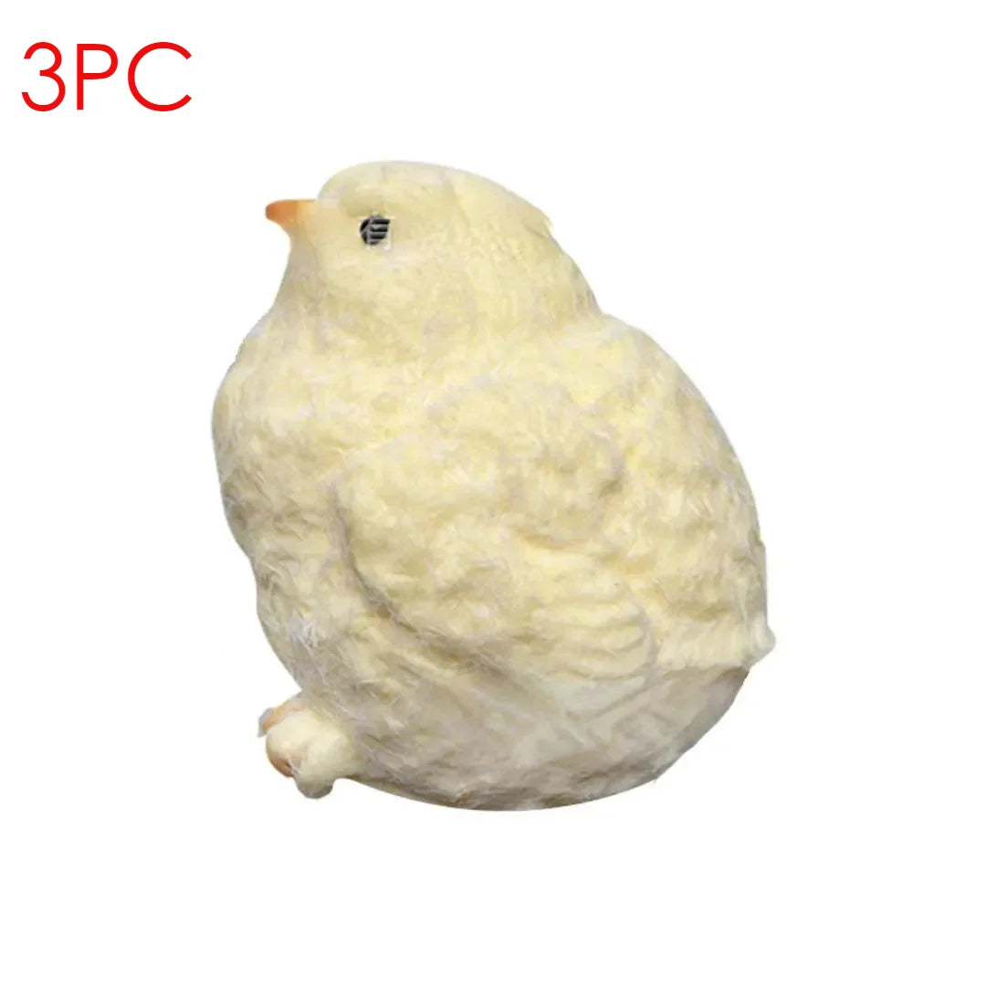 Squishy Chicken Stress Toy – Soft Taba Chick Fidget Squeeze Squishy Fidget Toy Oasis Select 3PC One Size