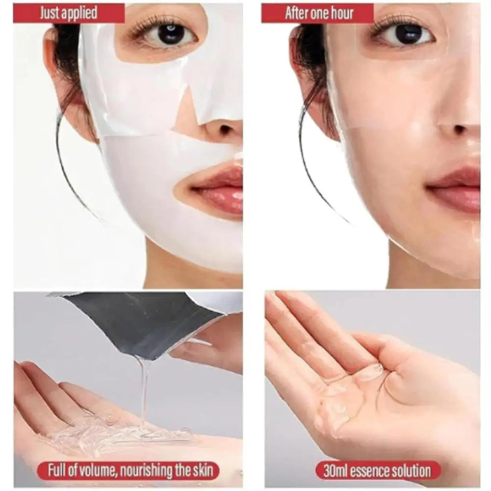 Quasi 3D Lifting Skincare Set Korean Night Cream Serum Face Mask Overnight Deep Hydration Firming Brightening Pore Minimizing Oasis Select