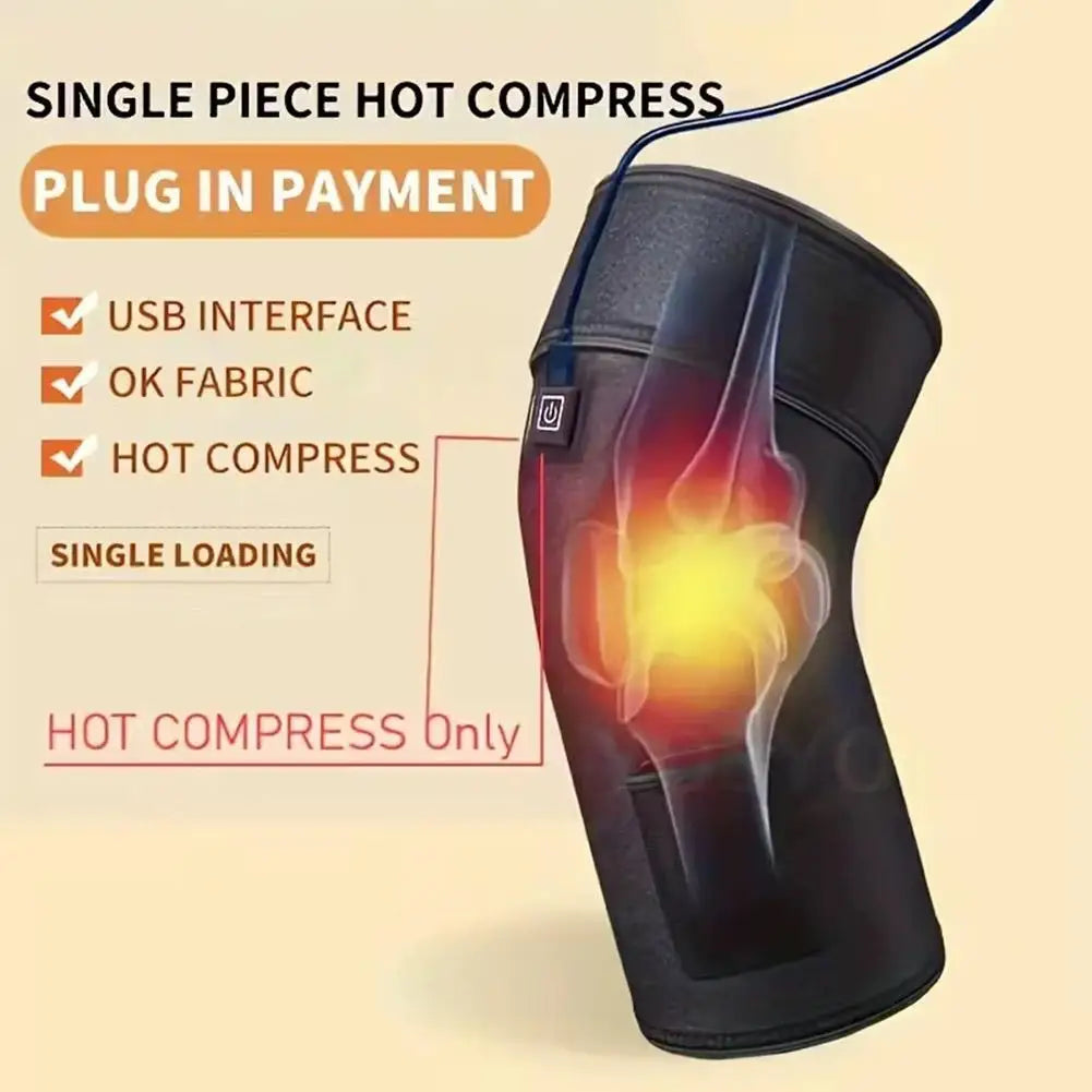 Cordless Heated Knee Brace – 3-Mode Arthritis Pain Relief Wrap Heated Knee Brace Oasis Select