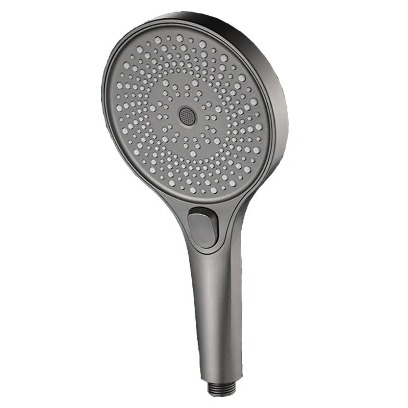 Showerhead shower bathroom accessories large panel showers for bathroom items 3 modes knobs portable heads parts fixture home Oasis Select Grey shower head