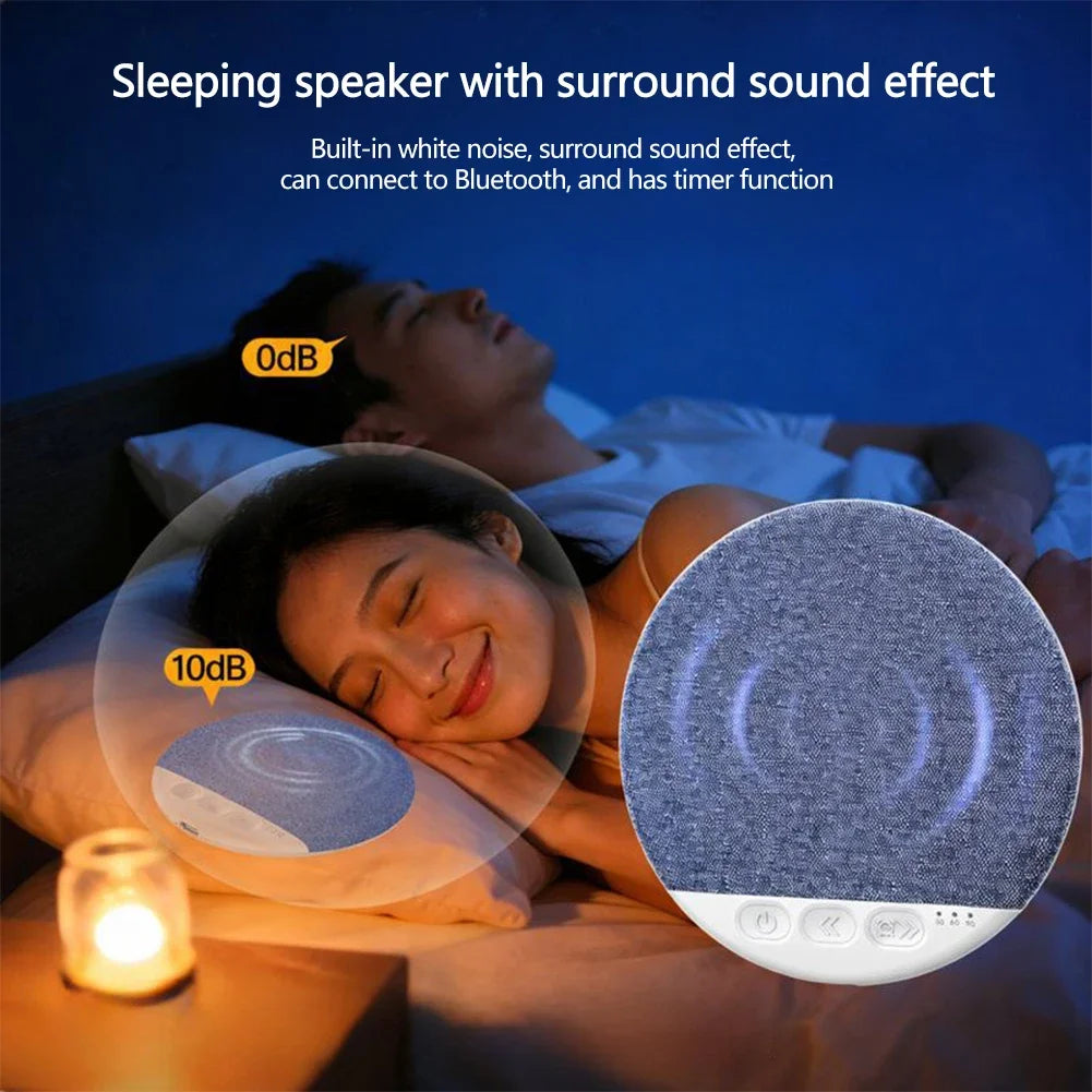 Under Pillow Bluetooth 5.4 Speaker | HiFi White Noise Sleep Timer