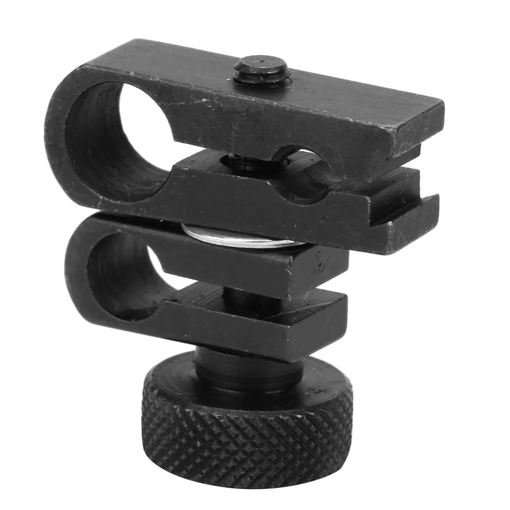 4mm 6mm 8mm Diameter Hole Dial Indicator Clamp Chuck Black Carbon Steel Swivel Sleeve Lever Dial Gauge Clamp Rotatable Oasis Select