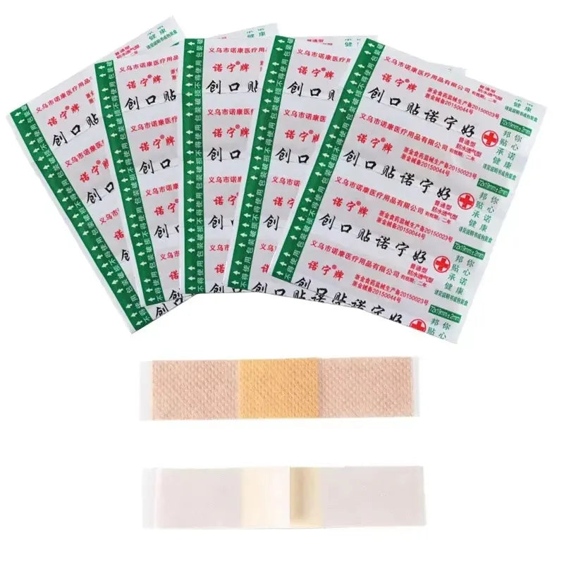 50/500pcs Emergency First Aid Bandage Heel Cushion Adhesive Plaster Waterproof Band-aid Medical Wound Hemostasis Patch Sticker Oasis Select