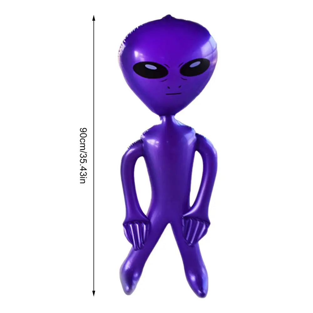90cm Green Alien Inflate 35Inch Jumbo Green Alien Halloween Decorations Alien Balloons Photo Prop Blow up Alien for Halloween Oasis Select Purple 90cm