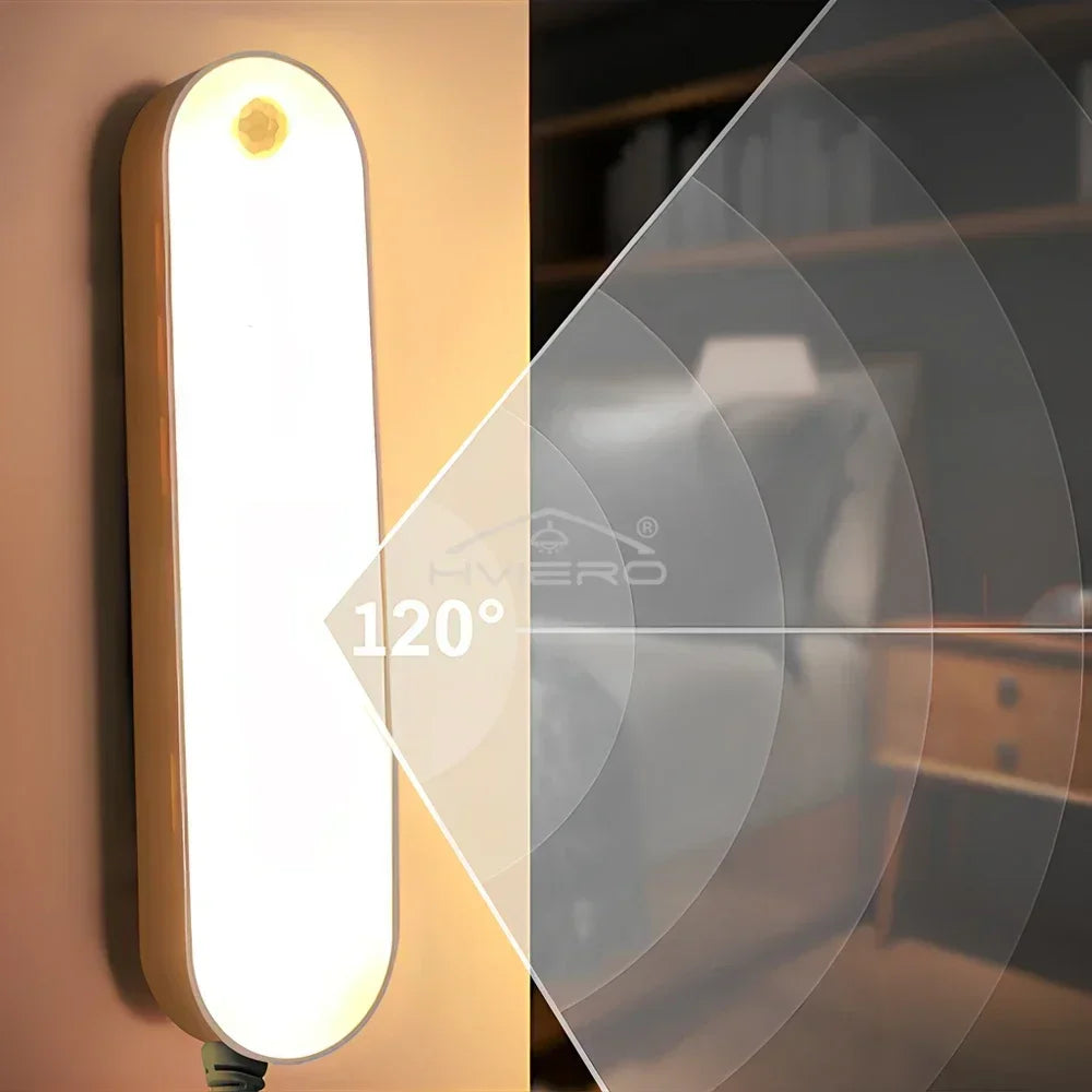 USB Rechargeable LED Night Light – Motion & Touch Sensor Lamp