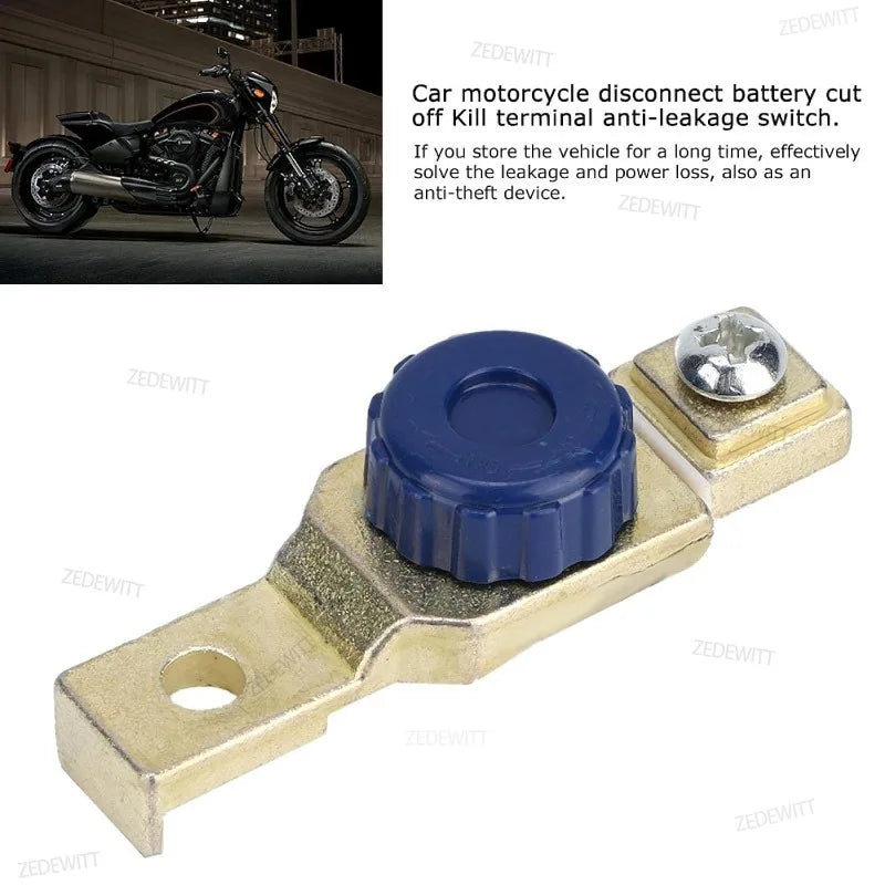 Car Side Post Battery Disconnect Switch Heavy Duty 12V 80A Battery Cut Off Kill Terminal Anti Leakage For Cars Motorcycle Parts Oasis Select
