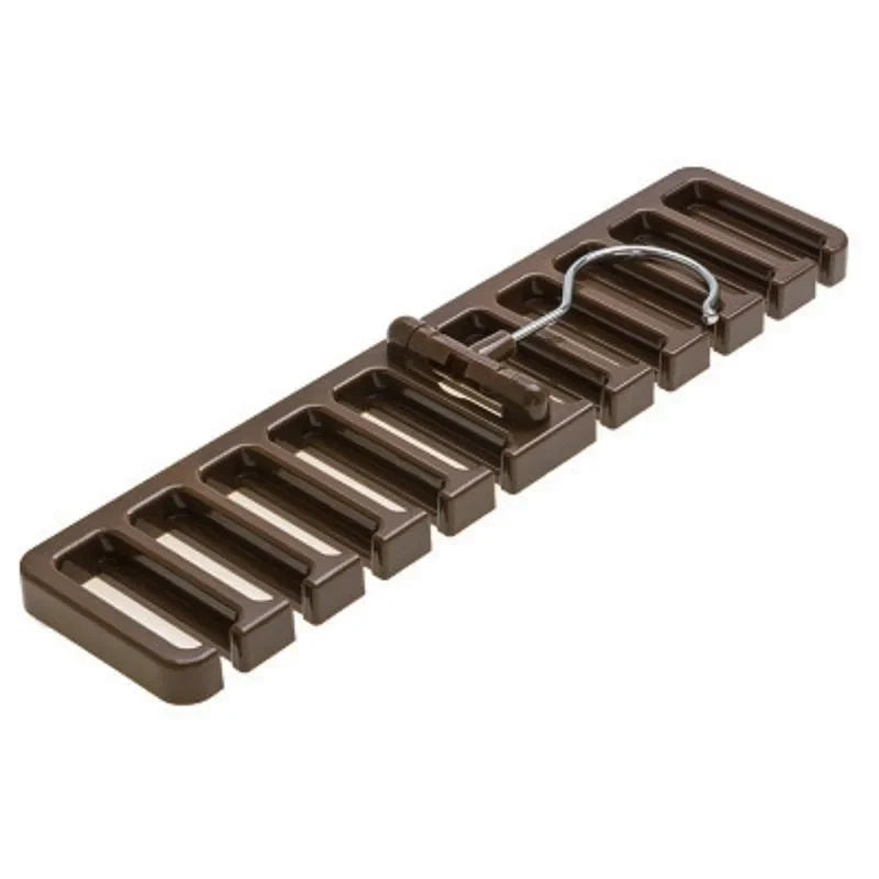 Tie Belt Hanger Wardrobe Belt Rotating Organizer Rack Multifuctional Scarf Hanger Home Closet Storage Holder Accessories Oasis Select Brown 3PCS