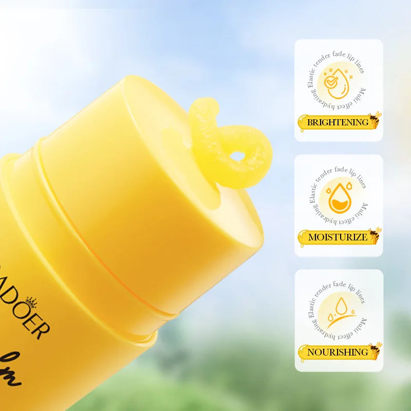 SADOER Honey Propolis Lip Balm – Plumping & Moisturizing Lip Balm Oasis Select