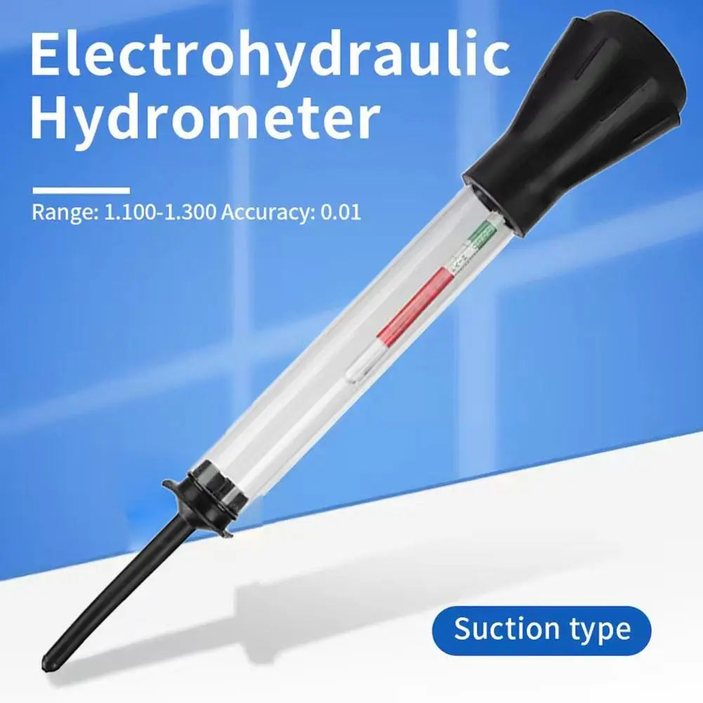 Battery Hydrometer 1.10-1.30 Battery Electric Density Meter Electric Gravidness Suction Acid Tester Electrolyte Lead Flooded Oasis Select