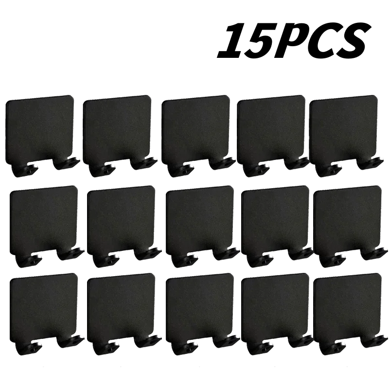 1-15PCS No-Punch Razor Holder Adhesive Razor Storage Hook Bathroom Razor Waterproof Wall Hook Bathroom Shelf Razor Holder Oasis Select Black 15PCS