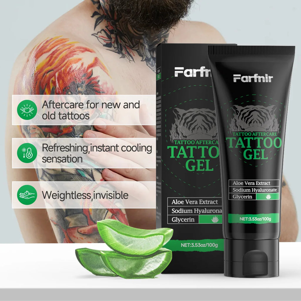 TATTOO GEL Sashimi Post-Surgery Moisturizing and Nourishing Tattoo Care Brightens Skin, Long-Lasting Color Fixation Oasis Select