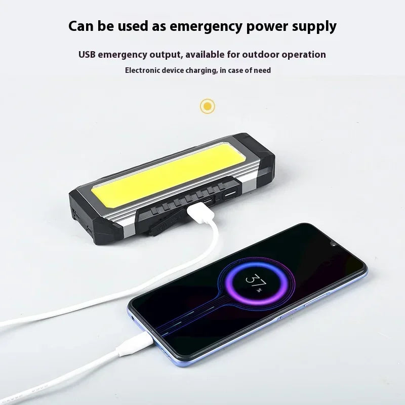 ESMARTER COB LED Work Light 4000mAh Magnetic Rechargeable Torch