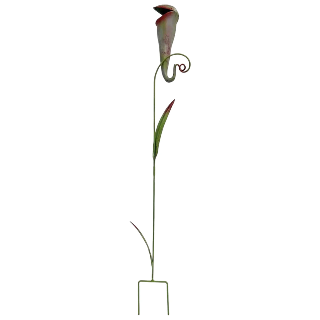 Metal Pitcher Plant Garden Stake – Whimsical Outdoor Yard Art