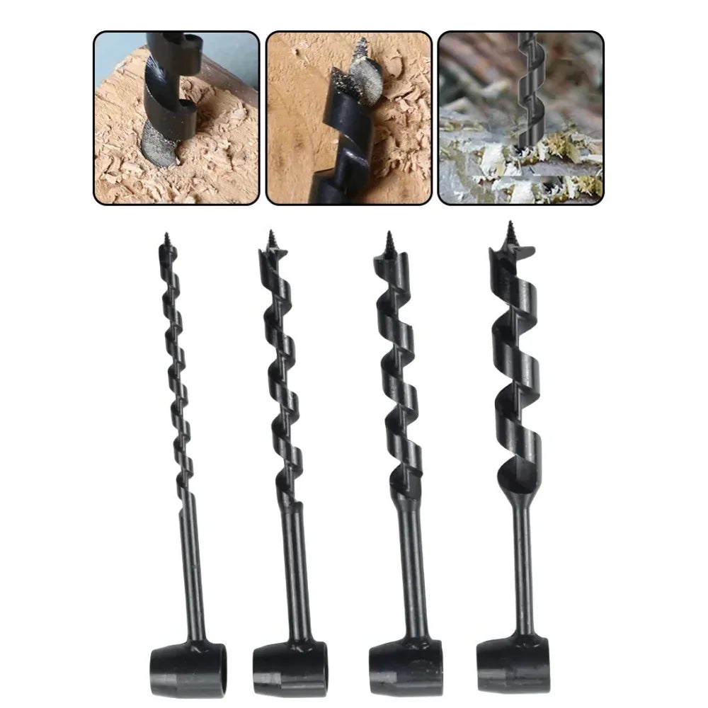 SLADE Manual Auger Drill – Carbon Steel Bushcraft Wood Tool Manual Auger Drill Oasis Select