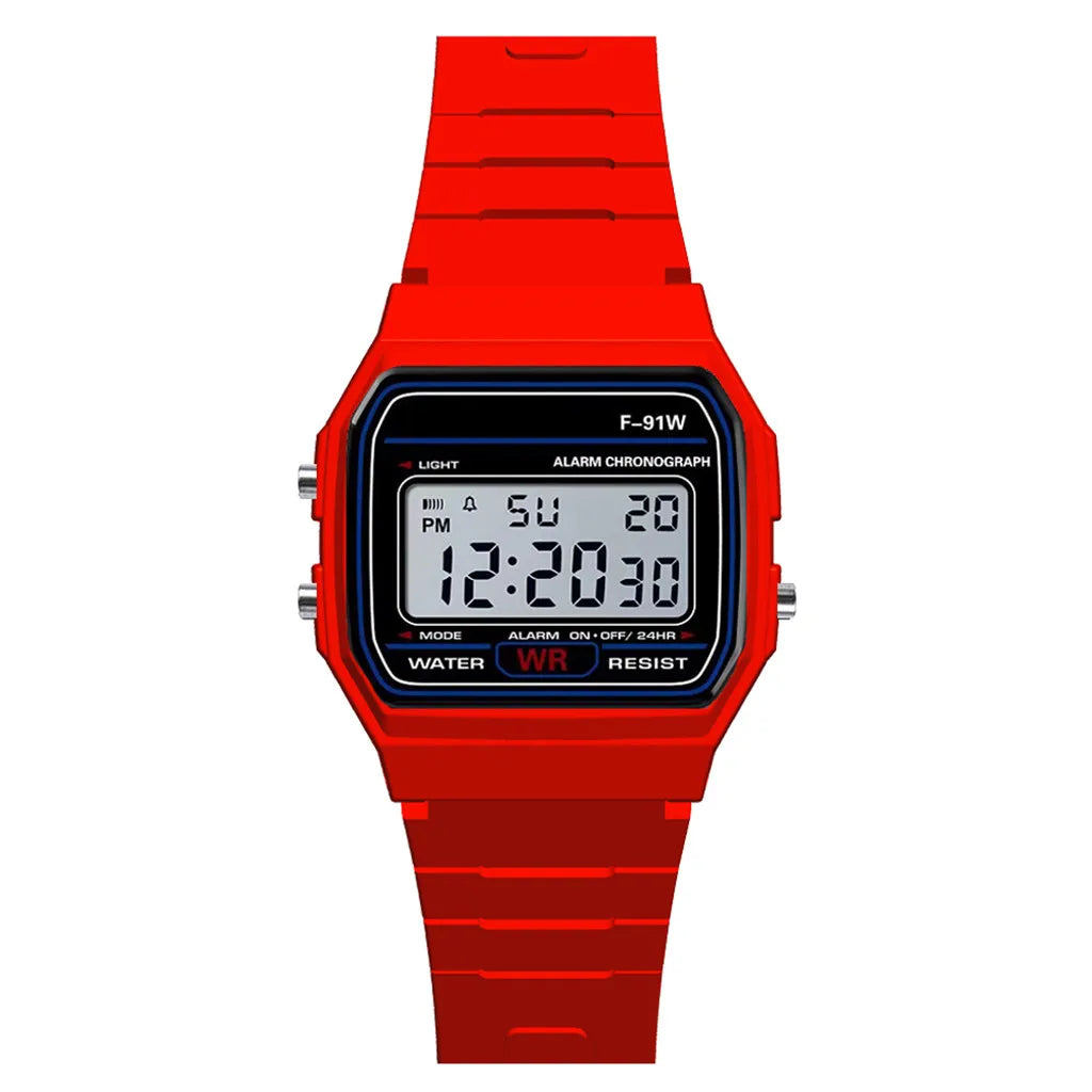 Luxury Men Analog Digital Military Armys Sport LED Waterproof Wrist Watch Oasis Select Red