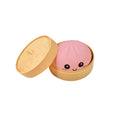 4 Color Fun Dumpling Squishy Toy With Steamer Soft Slow Resilience Toy Adult Stress Relief Sensory Ball Kid Safe Relaxation Tool Oasis Select A