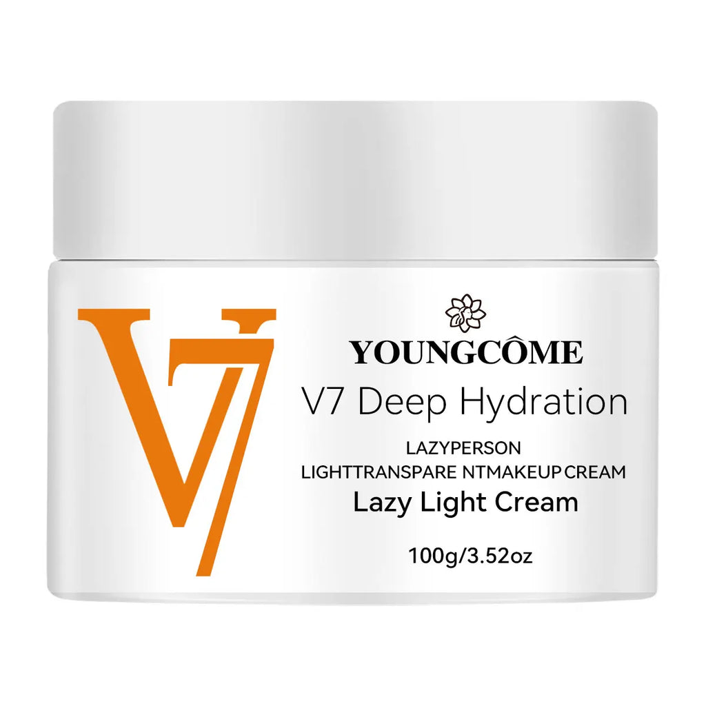 Face Cream V7 Deep Hydration Waterlight Instant Whitening Moisturizing Cream Vitamin H Nourish Brighten Skin Tone Fade Blemishes Oasis Select 100g