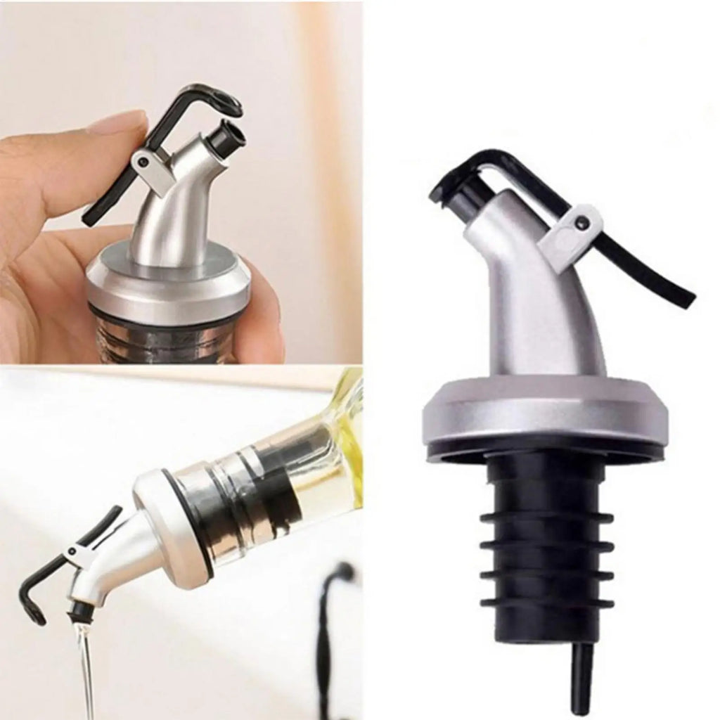 Oil Bottle Spout Leak Proof Nozzle Classic Oil Spouts for Bottles Liquor Bottle Pourers Spouts for Olive Oil Soy Sauce Vinegar Oasis Select