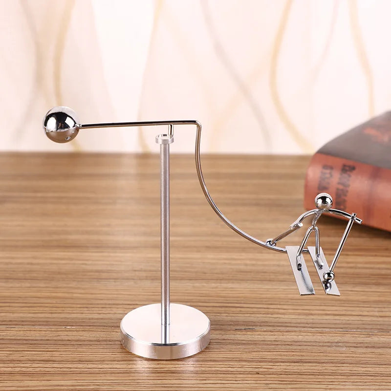 Ferris Wheel Perpetual Motion Apparatus Creative Rotating Simple Newton Pendulum Ball Physical Magnetic Balance Wobbler Gifts Oasis Select
