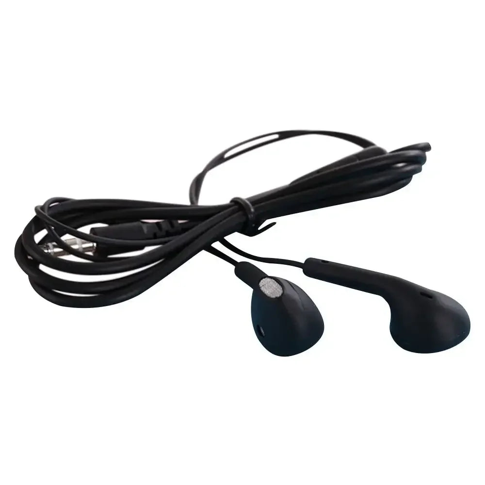 1PC 3.5mm Stereo In-Ear Earphone With Microphone Heavy Bass Wired Headset Earphones with Mic Universal for Xiaomi/Huawei/Samsung Oasis Select Black