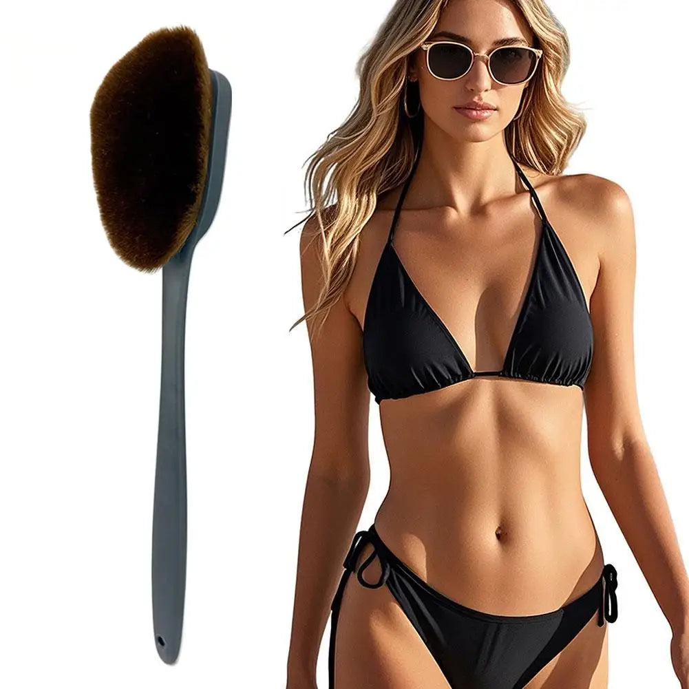 Long Handle Back Lotion & Sunscreen Applicator Brush Lotion Applicator Tool Oasis Select