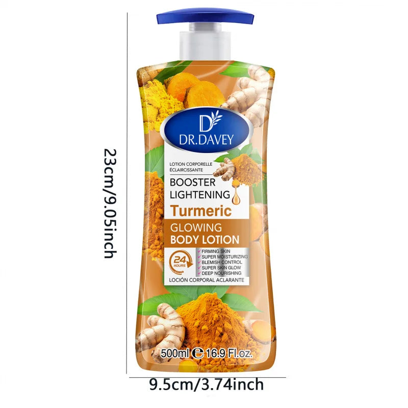DR.DAVEY Turmeric Glowing Body Lotion 500ml | Moisturizing