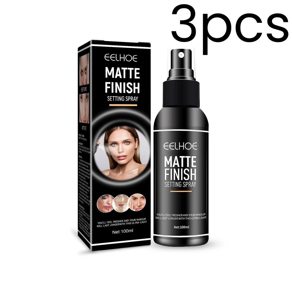 Eelhoe Matte Setting Spray – Oil Control & Pore Minimising 100ml Makeup Setting Spray Oasis Select 3pcs