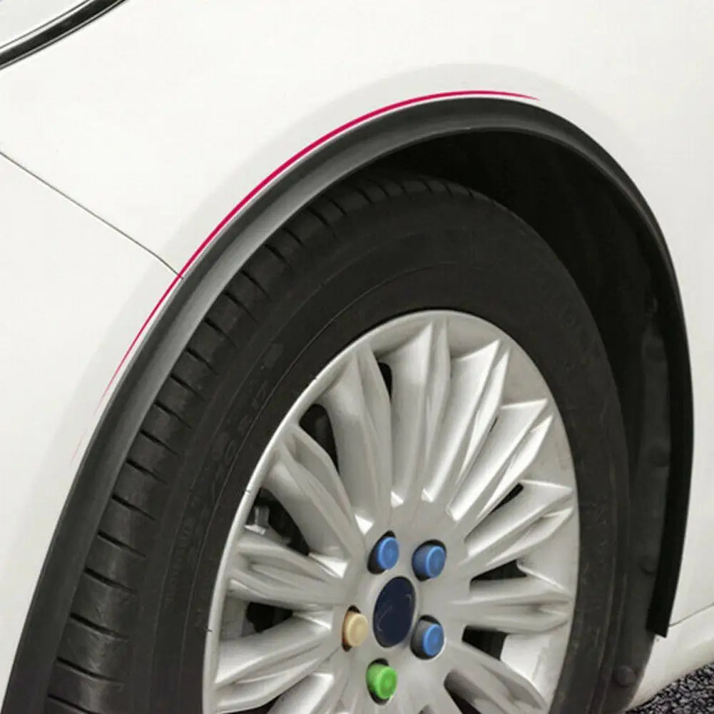 Car Splash Guard Fender Flare Extension Wheel Eyebrow Moulding Trim Wheel Arch Strip Extenders Trim Strip Stick out Edge SUV Oasis Select