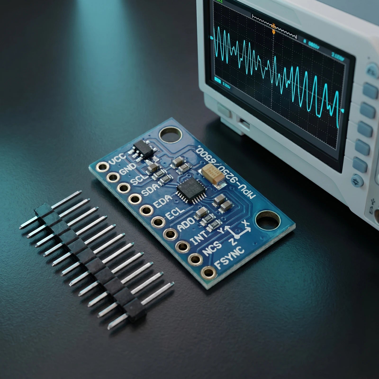 GY-9250 MPU9250 9-Axis IMU Sensor Module – IIC/SPI, 3–5V IMU Sensor Module Oasis Select