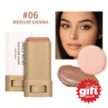 Lakerain Waterproof Skin Tint Stick + Puff | Tinted Serum Tinted Serum Foundation Oasis Select Color 6With Puff