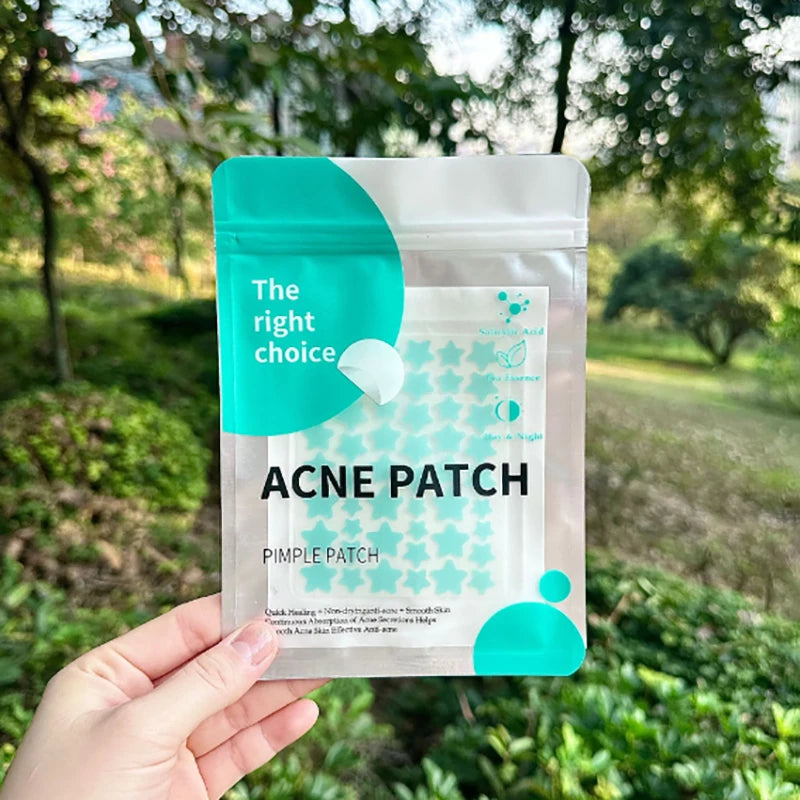 40/51pcs Star Colorful Invisible Pimple Patch Acne Removal Skin Care Stickers Concealer Face Spot Beauty Christmas Halloween Oasis Select MR-08-51pcs