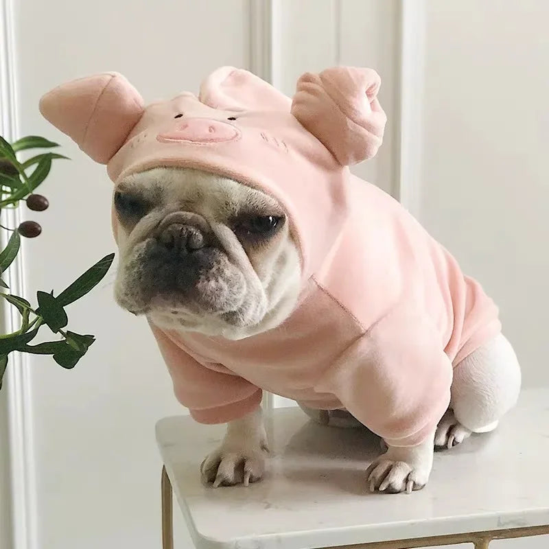 Dog Clothes for Small Medium Dogs Cow Pig Styling Outfit for French Bulldog Pet Puppy Clothing Funny Halloween Xams Dog Costume Oasis Select