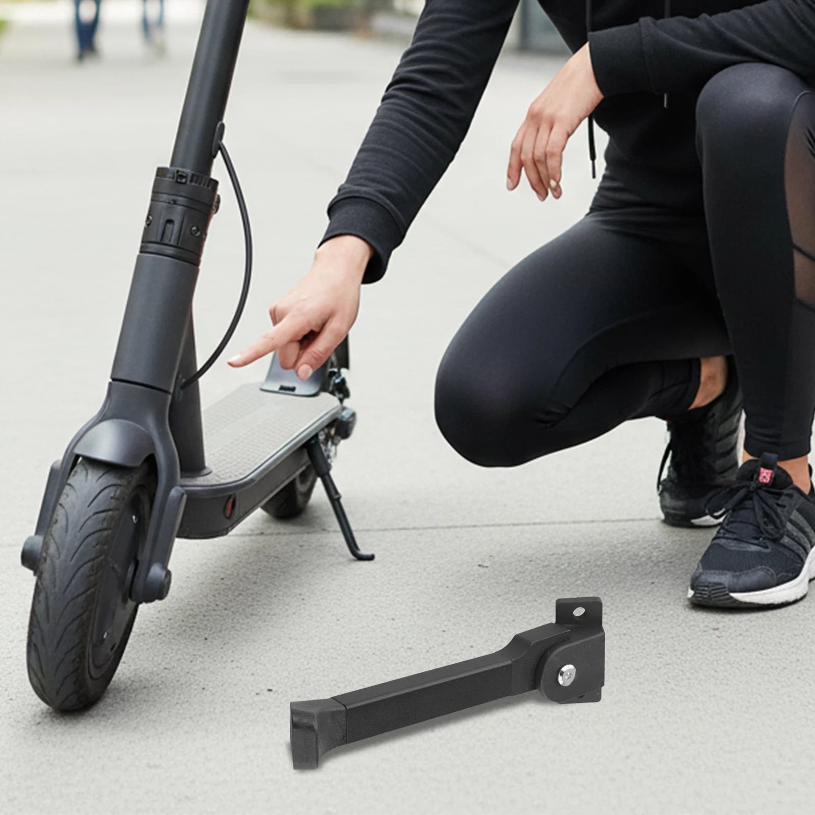 Easy Installation Scooter Stand As Picture Shown Electric Scooter Stand Damaged Stand Easy Installation Long-term Use Oasis Select